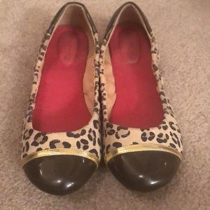 Sperry Animal Print Flats